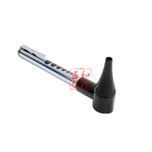 Suit otoscope ear peeping fundus cavity mirror Led stainless steel pen body with pupil external ear canal facial examination device