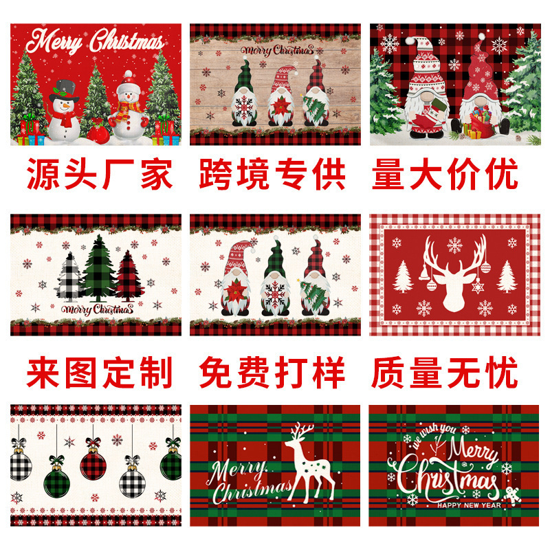 Dii Cotton Christmas Holiday Dish Towels 18x28" Set Of 3 Cabin