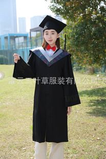 Bachelor's Uniform, Bachelor's Robe, College Student Graduation Gown, Degree Uniform, Degree Robe, High-End Bachelor's Uniform