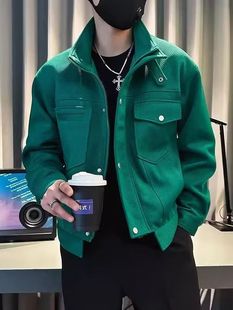 High-grade Sense Jacket Men's Korean Style Fashionable Casual Men's Clothes 2023 New Spring and Autumn Fashionable Brand Plankton Handsome Jacket
