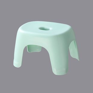 Household shoe changing stool thickened plastic stool bathroom stool small bench coffee table stool stackable dormitory non-slip low stool