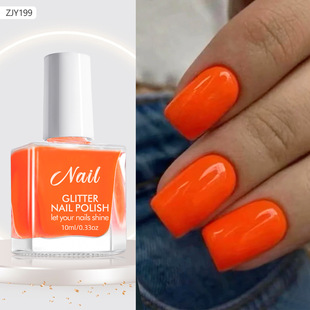 Nail polish solid color cross-border popular easy-to-color water-based durable baking-free fast-drying tasteless dopamine white