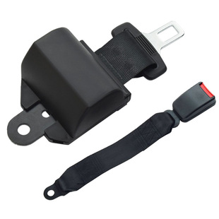 Automatic retractor two-point safety belt golf cart forklift safety belt two-point retractor assembly with base