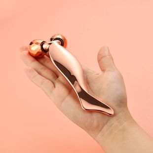 Environmental protection metal scraping plate fish tail scraping massager lifting face mermaid scraping plate facial beauty stick
