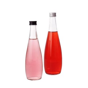 330ml бутылка минеральной воды бутылка для напитков 500 мл семена чиа герметичная стеклянная бутылка круглого живота фруктовое вино бутылка может быть напечатана