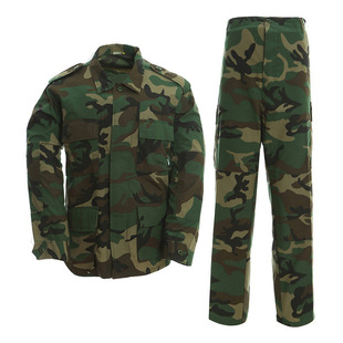 Leeson BDU camouflage clothing suit men's wear-resistant outdoor training clothing breathable ACU tactical clothing manufacturers wholesale cross-border