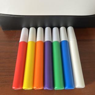 7 Pack Acrylic Pigment 10ml Children DIY Painting Watercolor Hardcover Gypsum Doll Waterproof Graffiti Pigment