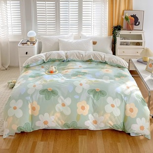 100% cotton quilt cover 100% cotton quilt cover single piece buy student dormitory bed sheet 1.5 m x2 m thick