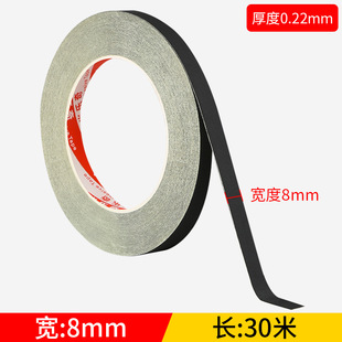 Black Acetate Cloth Tape Stabilized Wire Insulation Die-cut Fixing Tape Hand-tearable High Temperature Resistant Acetate Cloth Tape