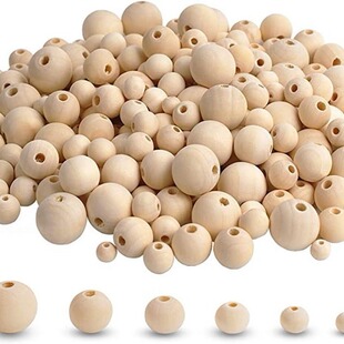 Wholesale Lotus Wood punching 5 ~ 30mm wood color lotus Wood round beads diy beaded loose beads Hemu jewelry accessories manufacturer