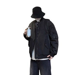 American Baseball Suit Men's Autumn and Winter Thickened Warm Cotton Coat Coat Fashionable Casual Loose Aviator Jacket