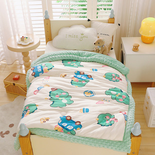 Class A Children's Bean Quilt Winter Quilt Core Spring and Autumn Quilt Kindergarten Nap Quilt Winter Thickened Warm Baby Blanket