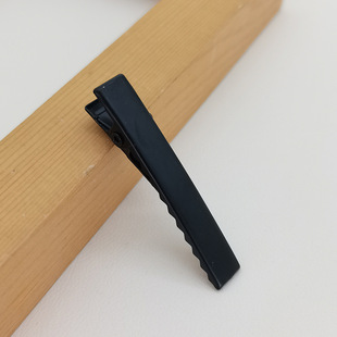 Guangdong clip thickened duckbill clip black frosted iron clip diy handmade accessories galvanized clip Korean style 6cm