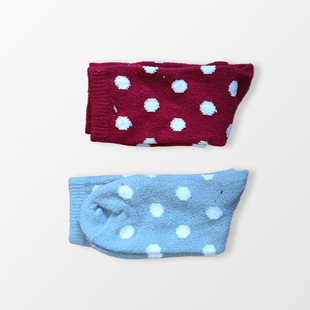 Manufacturer Customized Autum New Polka Dot Mid-Calf Socks for Women, Japanese Style Campus Style, Versatile, Breathable, Polka Dots, Simple and Cute Style