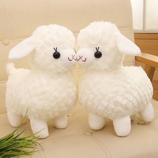 New Lamb Doll Foreign Trade Alpaca Plush Doll Children's Birthday Gift Catch Doll Machine Toy Ring Gift