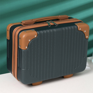 Korean Style Mini Luggage Case Women's Small Lightweight 14-inch Portable Luggage Case Small Fresh Style Travel Gift Accompanying Gift Box