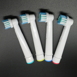 4 PCs Electric Toothbrush Replacement Head Round Head Universal Fit Braun/Oral-B DuPont Bristle Replacement Head