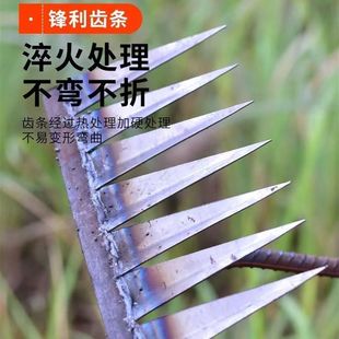 Hoe fierce steel farm tools agricultural trade dual-use agricultural digging bamboo shoots weeding and weeding artifact digging practical tools