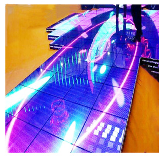 Led Smart Interactive Wearable Anti-Pressure Floor Tile Screen P3.91 Floor Tile Screen for Shopping Mall Hotel Hall Stage Sports Event
