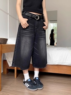 Men's denim shorts трансграничное высокое качество 2024 летние мужские укороченные брюки трендовые джинсовые шорты