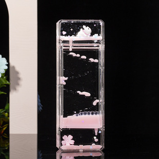 Geometric Three Square Cartoon Rabbit Oil Drops Children's Hourglass Toys for Classmates Birthday Gifts Creative Gifts