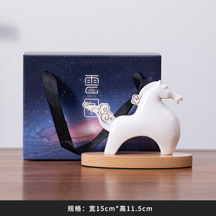 Creative ceramic crafts decoration night light bedroom sleep light charging soft decoration light luxury high-end simple modern