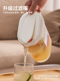 Wholesale Japanese-Style Refrigerator Cold Water Jug Household Cold Water Cup Large Capacity High-Temperature Resistant Beverage Cold Brew Jug Refrigerated Boiling Water Cooler
