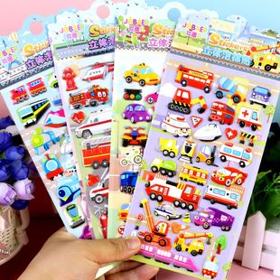 Jiubeier Strawberry Bear Bubble Sticker Genuine Star Baby Cartoon Children's Ultraman Stitch Heat Transfer Sticker