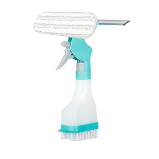 Customized Four-In-One Scraper Brush Sprayer and Brush Multifunctional Window Cleaning Tools and Stuffed Glass Brush