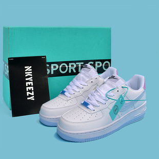 Nai Ke официальный военно-воздушные силы. Первая версия AF1 High Edition Putian мужская и женская кроссовка низкая помощь для деконструкции пшеничной чистой белой обуви