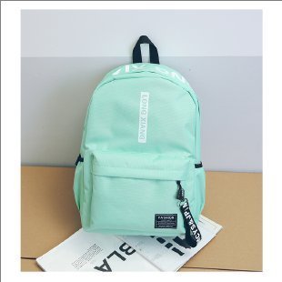 Middle School Students' Simple New Schoolbag Lightweight Fashionable Casual Large Capacity Backpack College Style All-match Wear-resistant Backpack