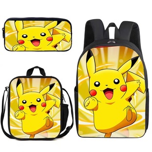 Трансграничная горячая распродажа оптом pokemon Pikachu школьная школьная сумка Baokemeng детский рюкзак