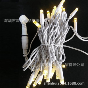 IP65 Outdoor Engineering Waterproof Glue Filling Light String Antifreeze Bubble Shell 10 m 100 Light Colorful Light Decorative Rubber Line Light String