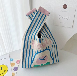 Baby Full Moon Gift Bag, Exquisite Knitted Birthday Gift Bag, 100-Day Banquet One-Year-Old Gift Bag