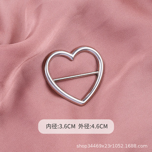 High-end Corner Buckle, Silk Scarf Buckle, Japanese Buckle, Shirt, T-shirt Hem Knotted Buckle, Adjustment Buckle, Belt Metal Buckle