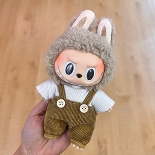 17cm Labb labubu детское платье поколения эмалированного лица подвеска плюшевые куклы для костюмов оптовая цена