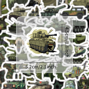50 новых наклеек для военной техники тактический рюкзак противозад маска танк граффити декоративные водонепроницаемые наклейки