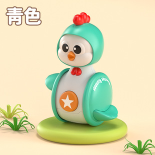 Cross-border Explosions Children's Educational Early Education Cartoon Chicken Tumbler Infants Learn to Climb and Soothe Night Market Stall Toys