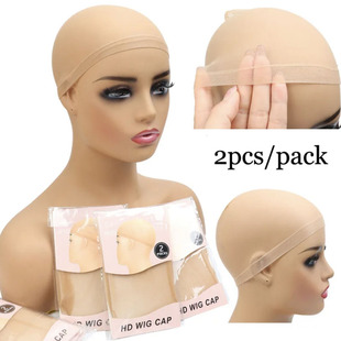 HD wig cap HD stockings net cap transparent lace invisible wig hair net