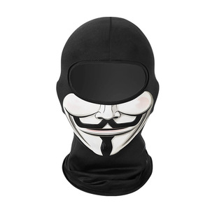 Summer motorcycle Hood ice silk sun protection riding mask full face neck protection helmet mask motorcycle cycling
