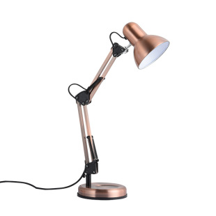 Metal-Plated American Long-Arm Foldableing Desk Lamp Led Eye Protection Lamp Work Study Reading Desk Lamp Factory Direct Sales
