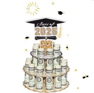Трансграничный новый 2025 Graduation Money Card Holder выпускной бонус денежный зажим оптом