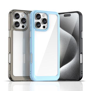 Применимо для Apple iPhone16 Pro Max чехол для телефона Apple 16PM красочный и тонкий чехол для телефона TPU