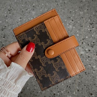 Arc de Triomphe Driver's License Card Bag Women's Ultra-thin Short 2025 New Multi-Card Holder High-end Exquisite Trendy