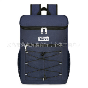 YT Insulation Double-shoulder Large-capacity Thickeneded Waterproof Aluminum Foil Insulation Bag Outdoor Picnic Backpack Waterproof Ice Bag