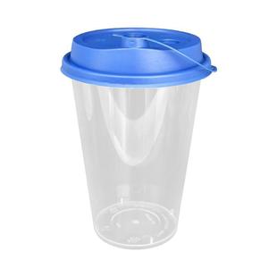 95 caliber 360/400/450/500/700ml smiley face cup disposable milk tea cup PP plastic juice cup