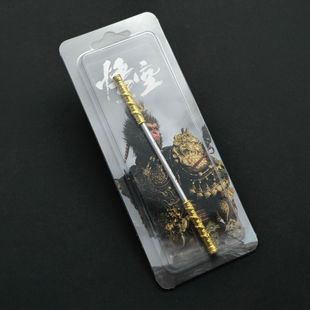 Journey to the West Weapon Master and apprentice 4-piece set 15cm metal model Sun Wukong Ruyi golden cudgel sand monk Zen staff rake