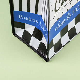 Spot Non-woven Bag, Take-out Bag, Thickeneded Coated Waterproof and Oil-proof Bag, Can Be Printed with logo Manufacturer Wholesale