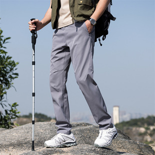 Spring and Autumn New Fashionable Men's Casual Pants Loose Straight Summer Breathable Thin Outdoor Pants Men's Cross-border Hair