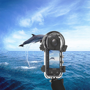 Подходит для теневой камень insta360 X4 камеры полный невидимый дайвинг корпус водонепроницаемый корпус 50 водонепроницаемый корпус Аксессуары для дайвинга